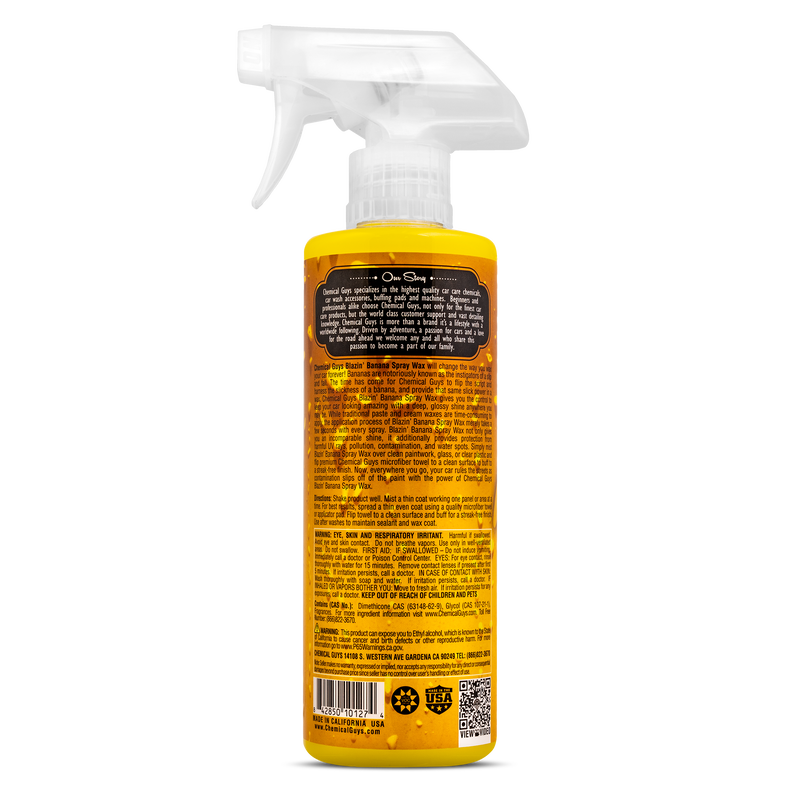 Chemical Guys Blazin' Banana Carnauba Spray Wax 473mL