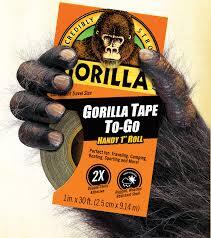 Gorilla To-Go Tape Handy Tape Roll 2.5cm x 9.14m