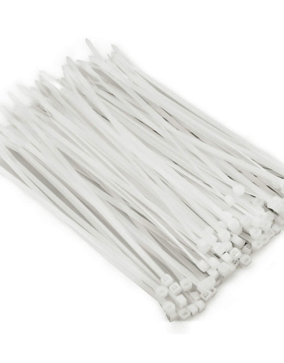 Cable Ties White - 100 x 2.5mm 100pce