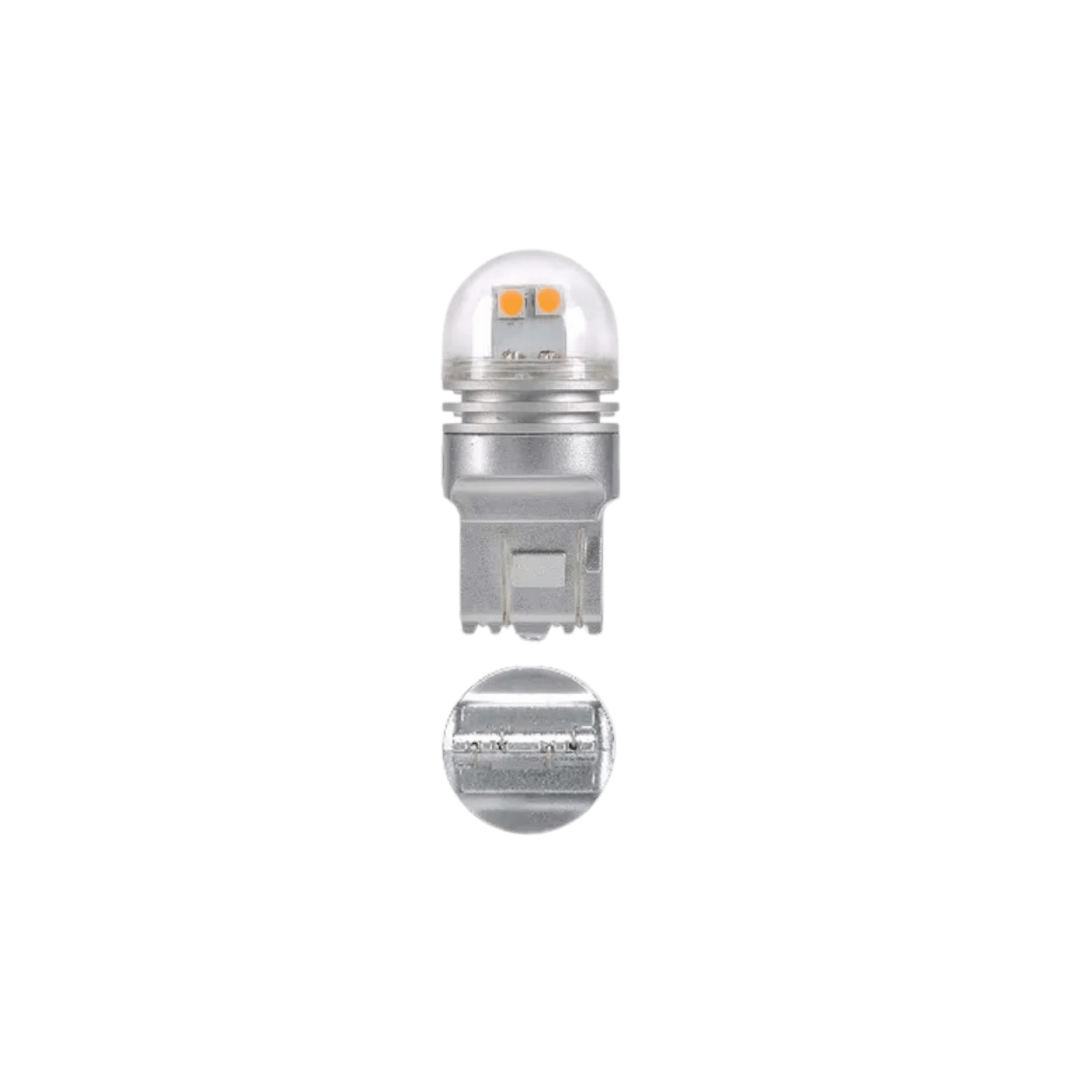 Narva 12V T20 W21W Wedge L.E.D Globes 2700K 2 per Pack