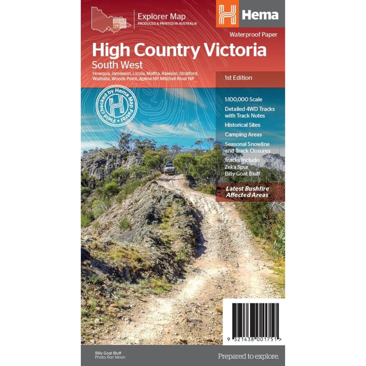 Hema The Victorian High Country - South Western Map