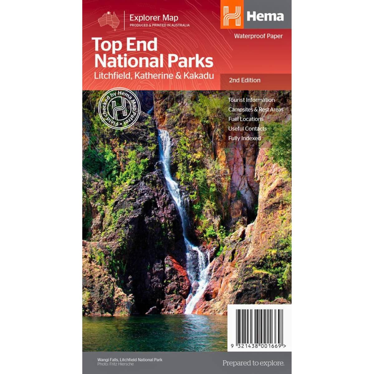 Hema Handy Map Of Top End National Parks