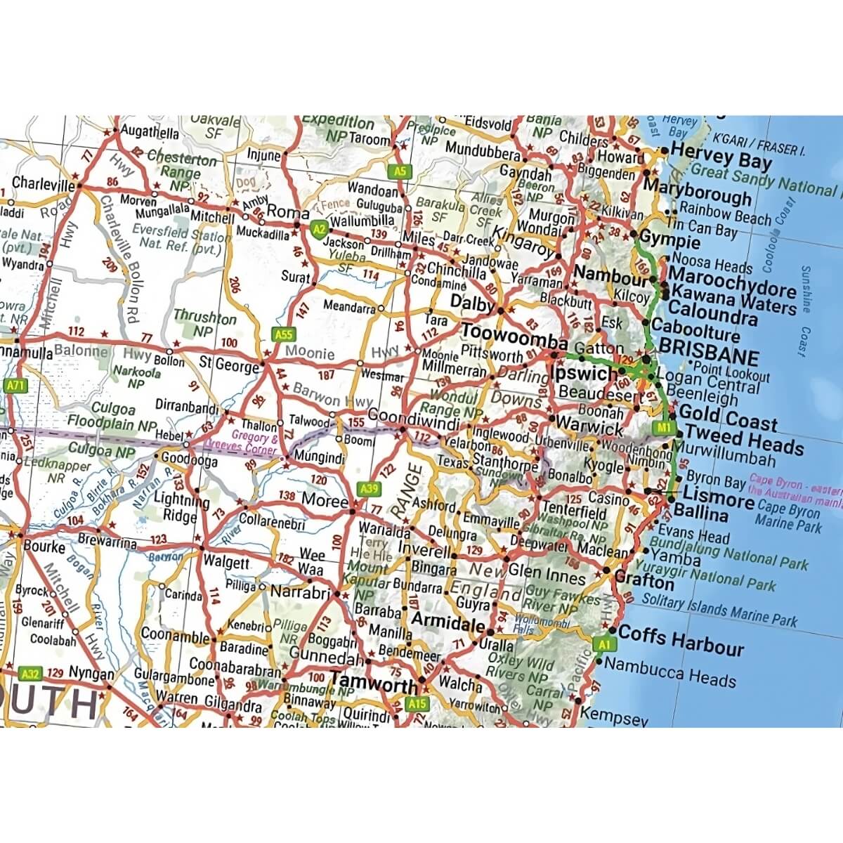 Hema Australia Handy Map 12th Edition