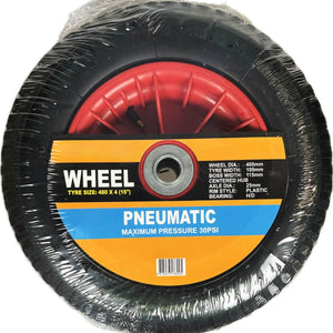 Pneumatic Wheel with Plastic Rim 16 Inch