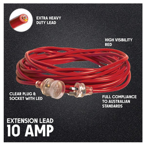 Jamec Pem Pro Series Extension Cord 10A 20metre