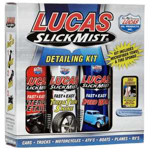 Lucas Slick Mist Detailing Kit Detail, Wax & Shine 5 Piece