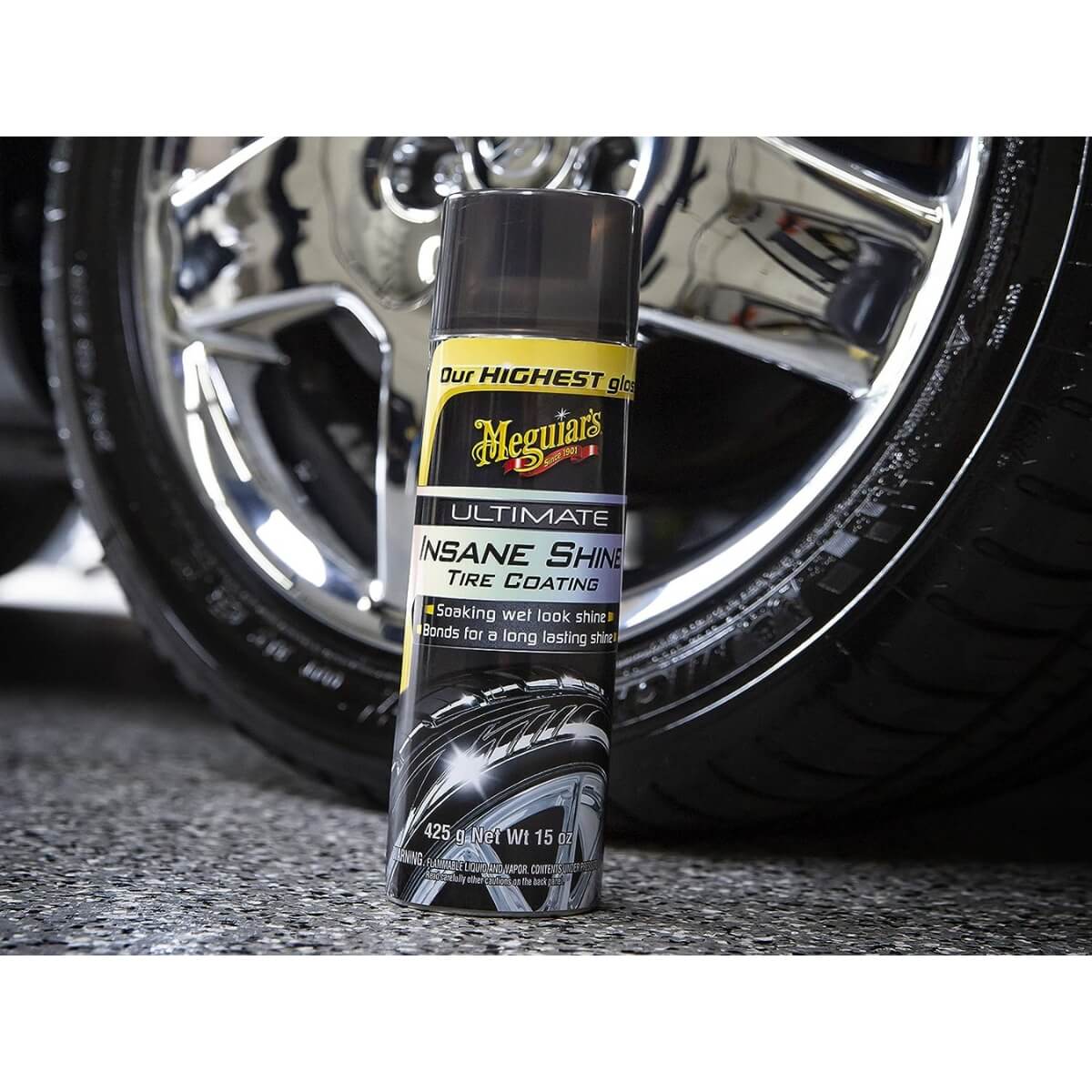 Meguiars Ultimate Insane Shine Tyre Coating 425g