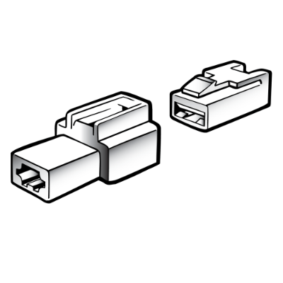 Narva 1 Way Male Quick Connector Housing