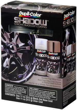 Dupli-Color Shadow Chrome Black-Out Kit (Black/Clear) Kit