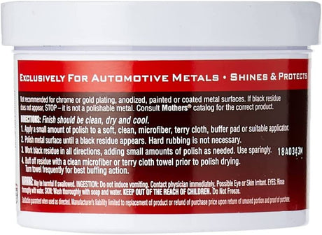 Mothers Mag & Aluminium Polish Tub 295ml