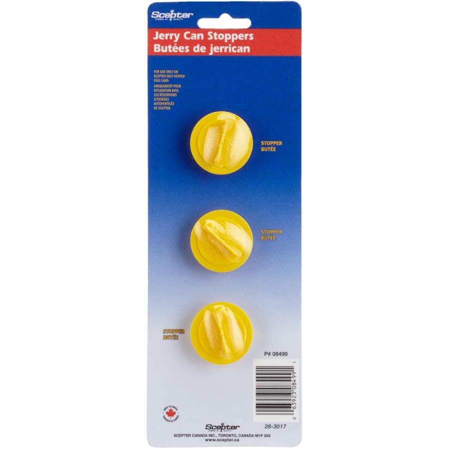 Scepter Jerry Fuel Can Stopper Set 3 Piece 08499