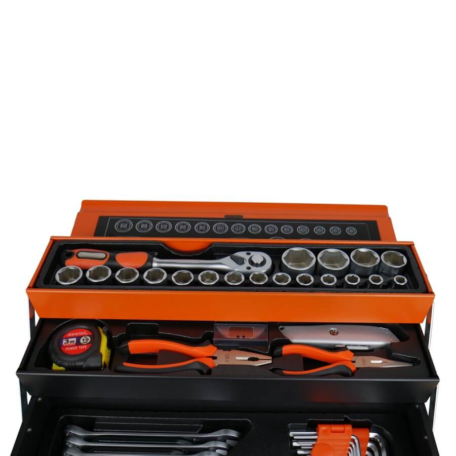 Tool Kit Chrome Vanadium With Cantilever Case 85 Piece