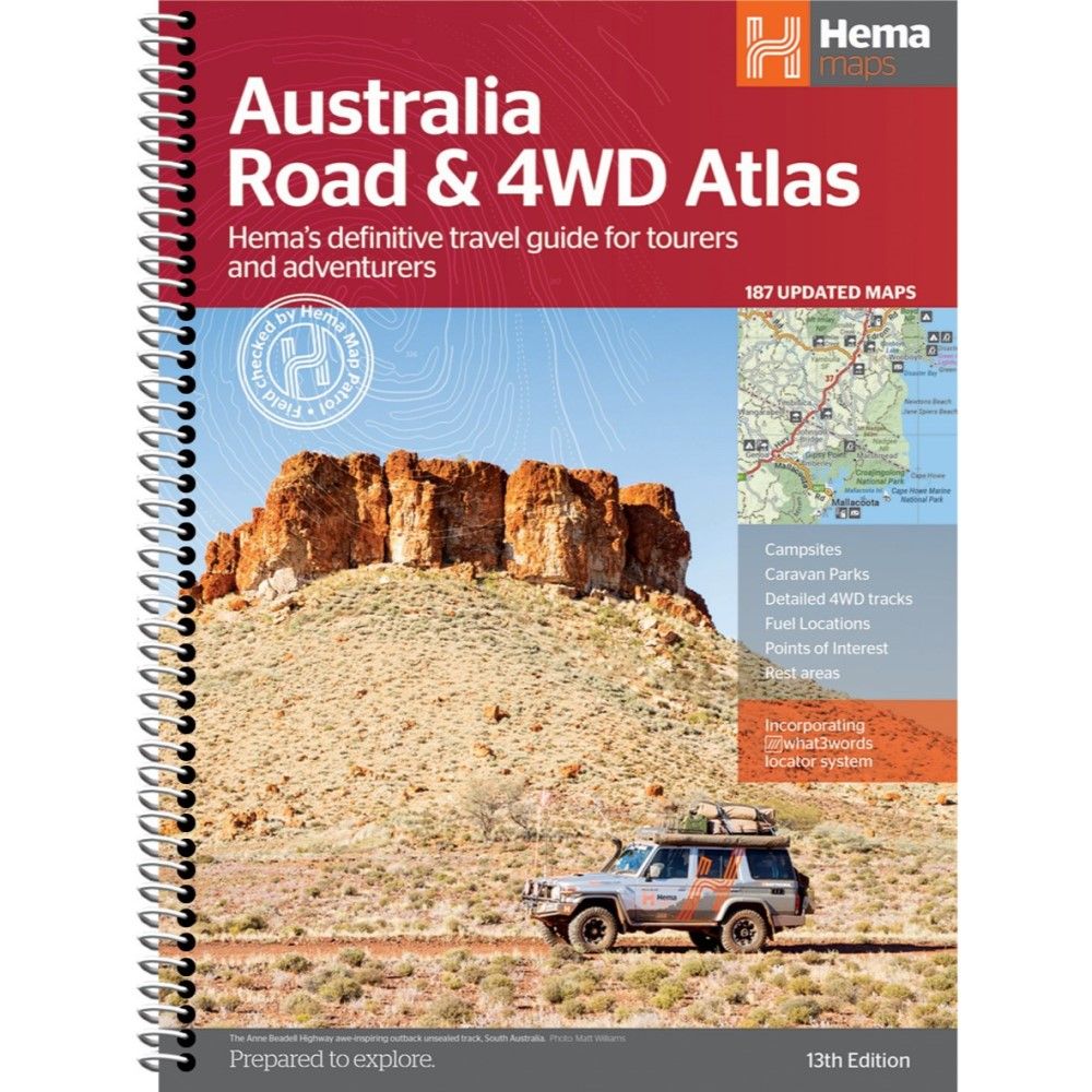 Hema 4x4 Adventure Atlas and Map Bundle 3 Piece