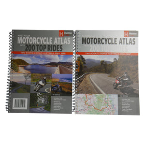 Hema Australia Motorcycle Atlas with 200 Top Rides