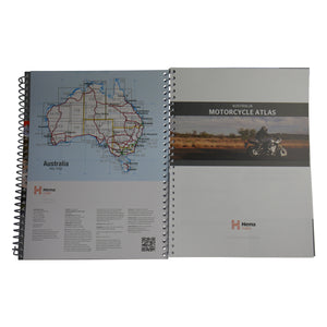 Hema Australia Motorcycle Atlas with 200 Top Rides