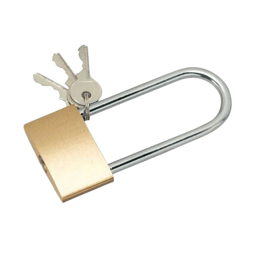 Heavy Duty Padlock 30mm Long Shank with 3 Keys