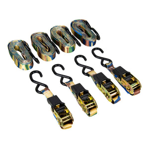 Camo Ratchet Tie Down Camouflage 25mm x 4m 4 Pack