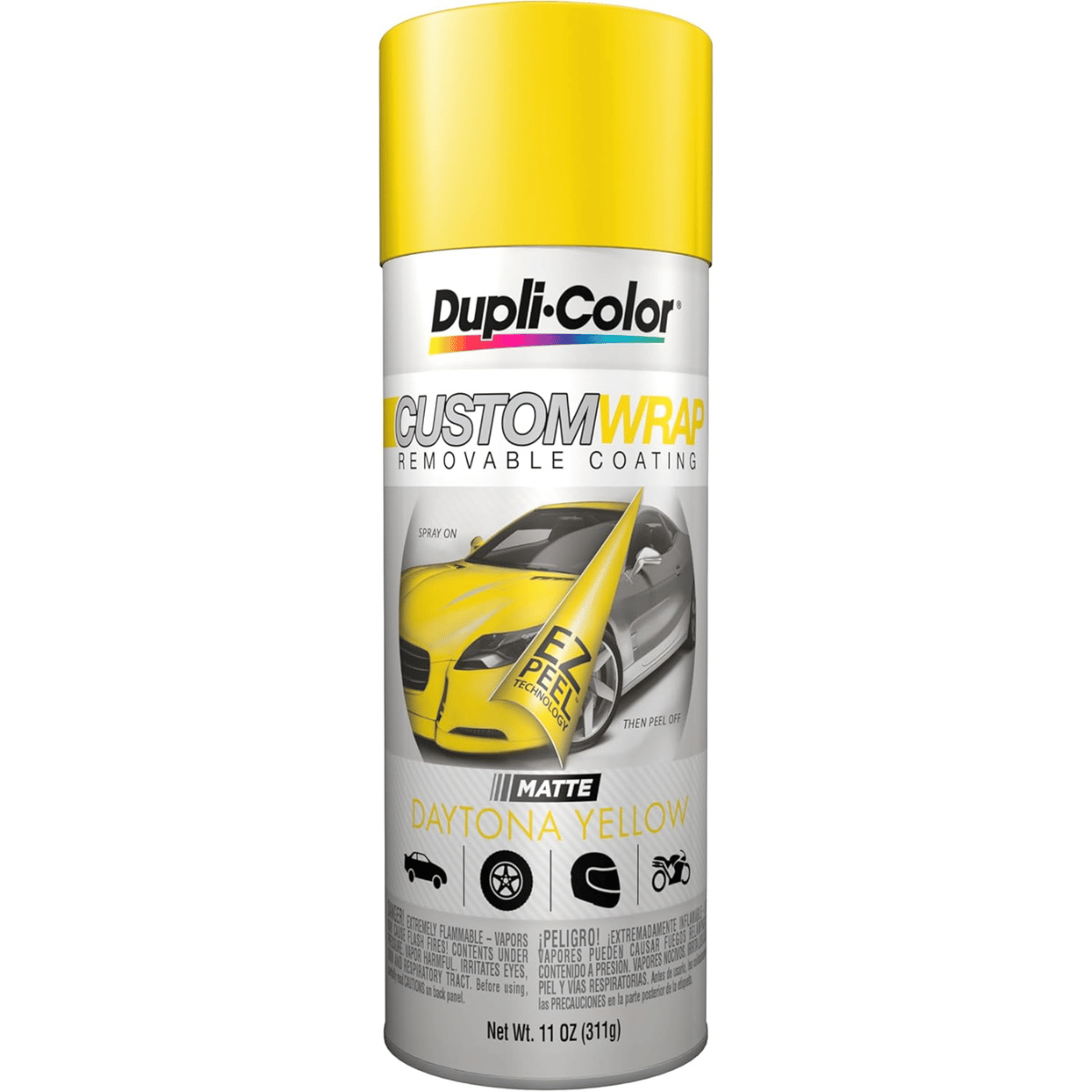 Dupli-Color Matte Daytona Yellow Custom Wrap Removable Coating 312g