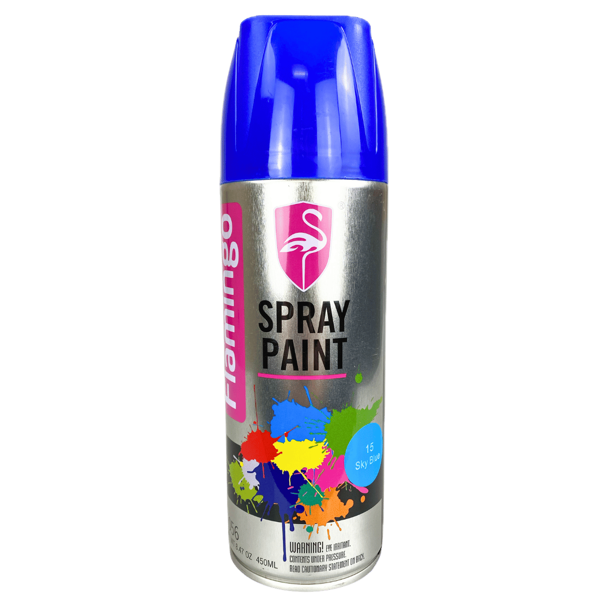 Flamingo Sky Blue Aero Spray Paint 450mL