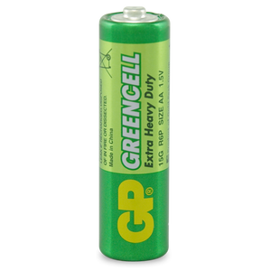 GP Greencell  Extra Heavy Duty AA Battery Pack of 4