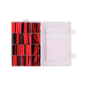 HeatShrink Tubing Assortment Red & Black 560 Piece