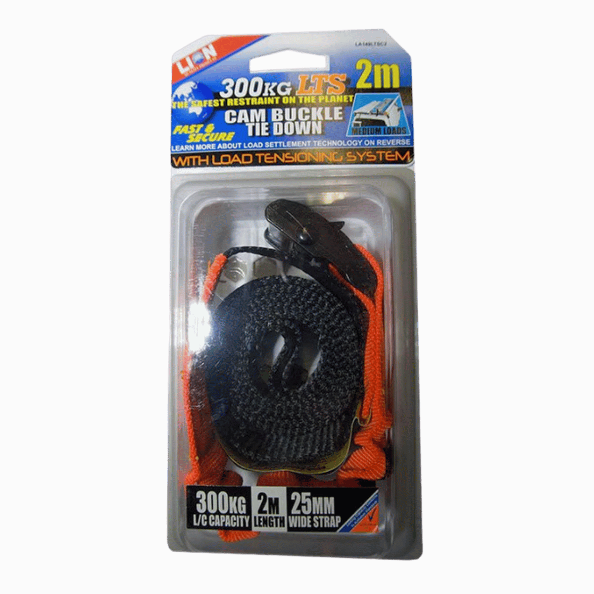 Lion Cam Buckle Tie down 2M 300kg