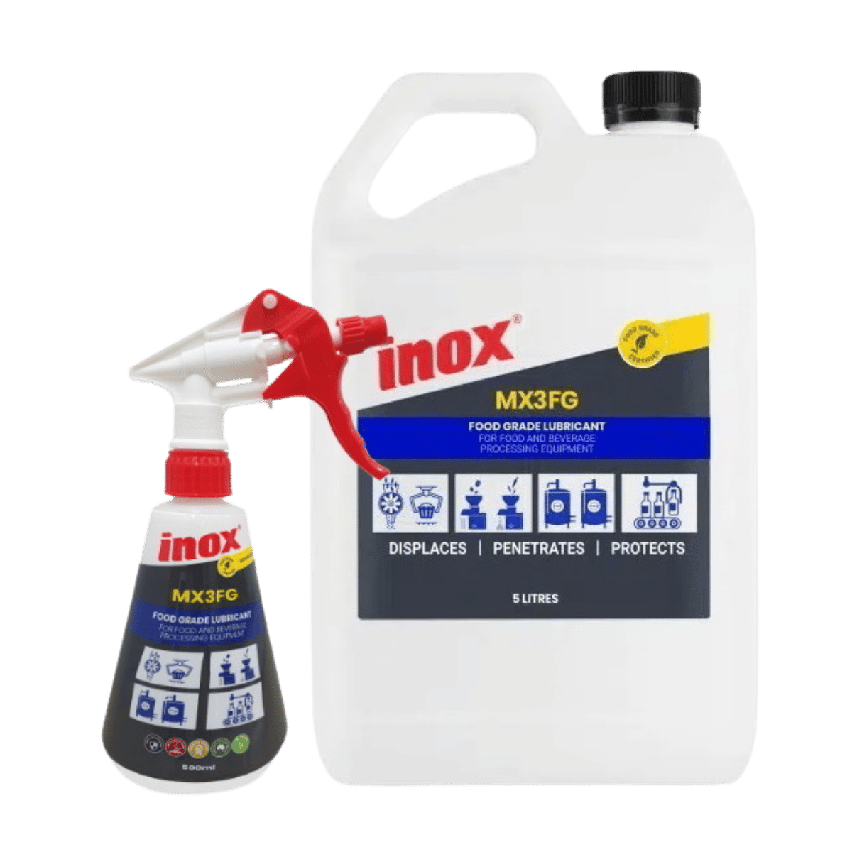 Inox MX3 Food Grade Lubricant 5L + Free Spray Bottle