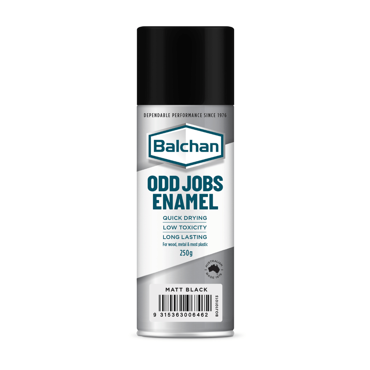 Odd Jobs Quick Drying Enamel Paint Matte Black