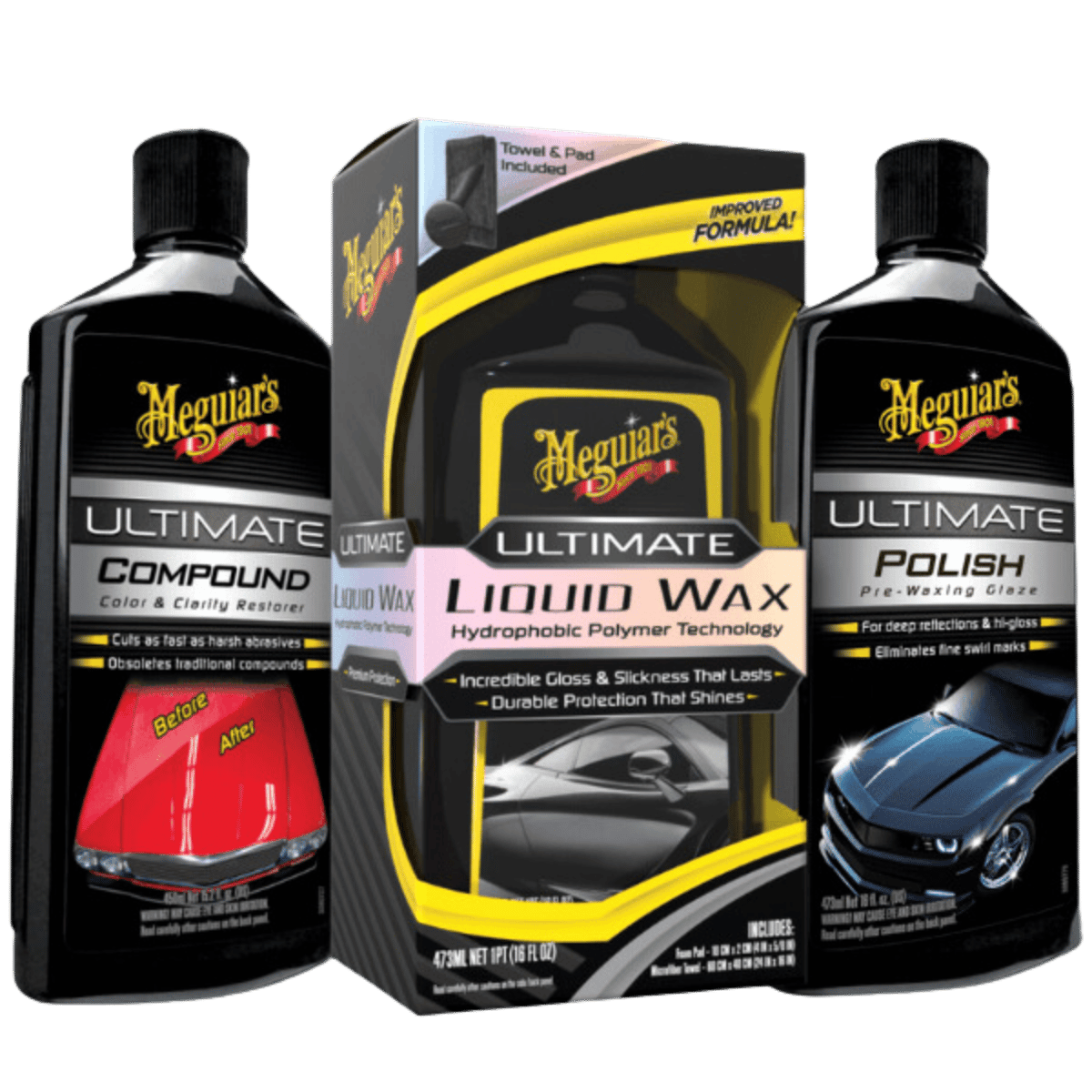 Meguiars Ultimate Pack Compound, Polish, Wax