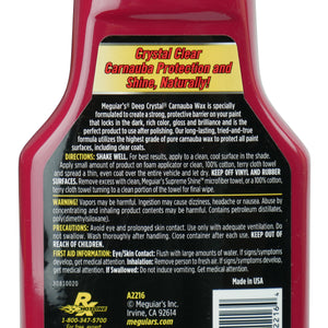 Meguiars Deep Crystal Carnauba Wax 473mL