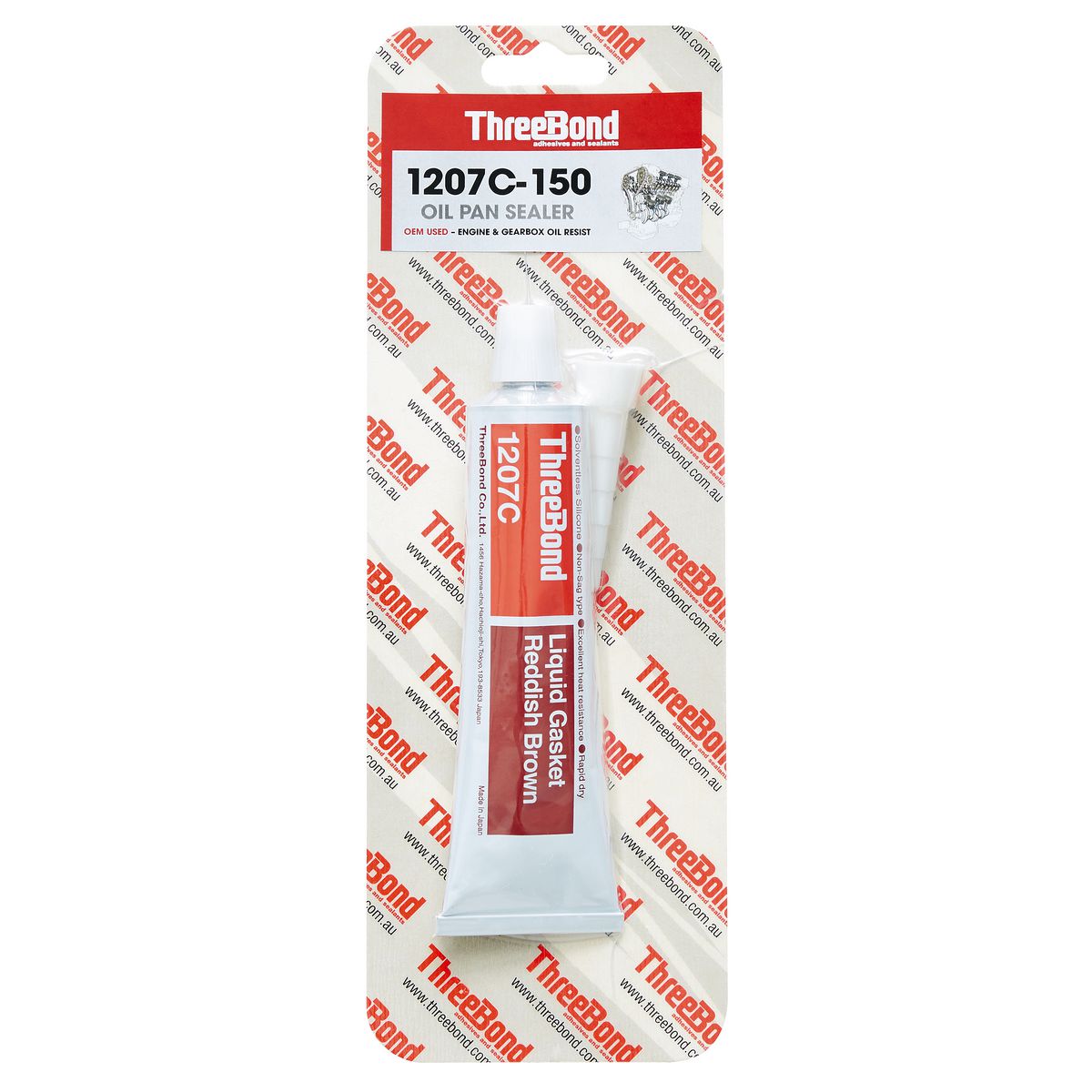 Threebond Trans and Diff RTV Sealant 150g Red Tube