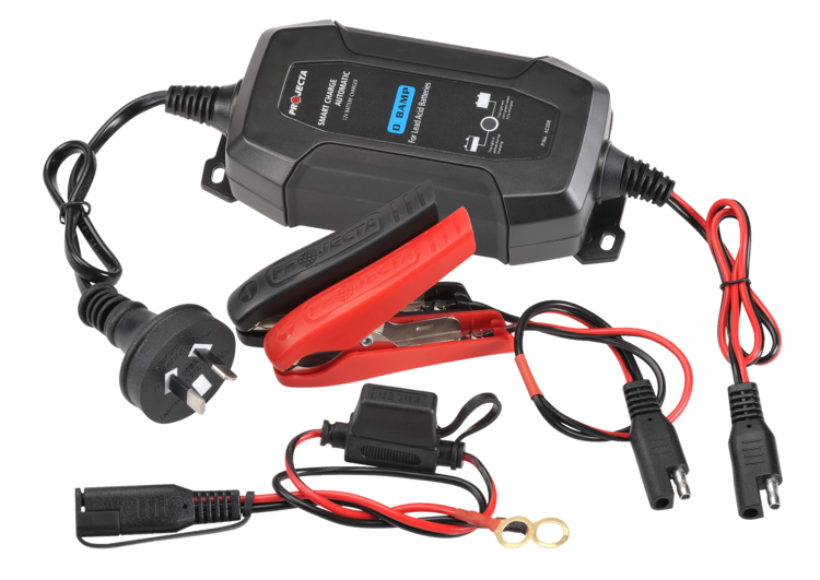 Projecta 12V Automatic 0.8 Amp 4 Stage Battery Charger