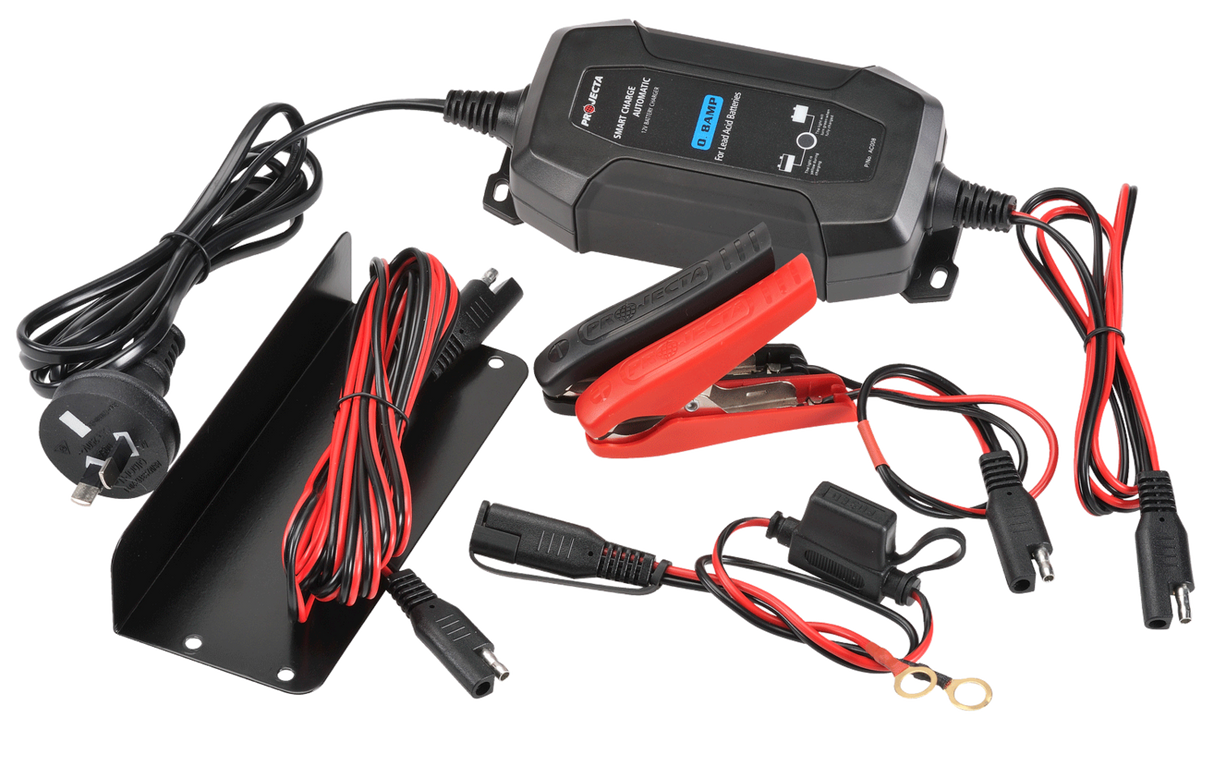 Projecta 12V Automatic 1.5 Amp 4 Stage Battery Charger