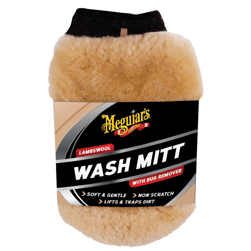 Meguiars Lambswool Wash Mitt with Bug Remover