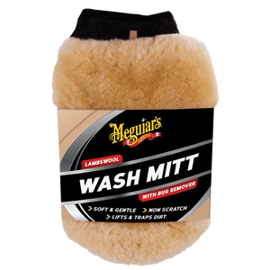 Meguiars Lambswool Wash Mitt with Bug Remover