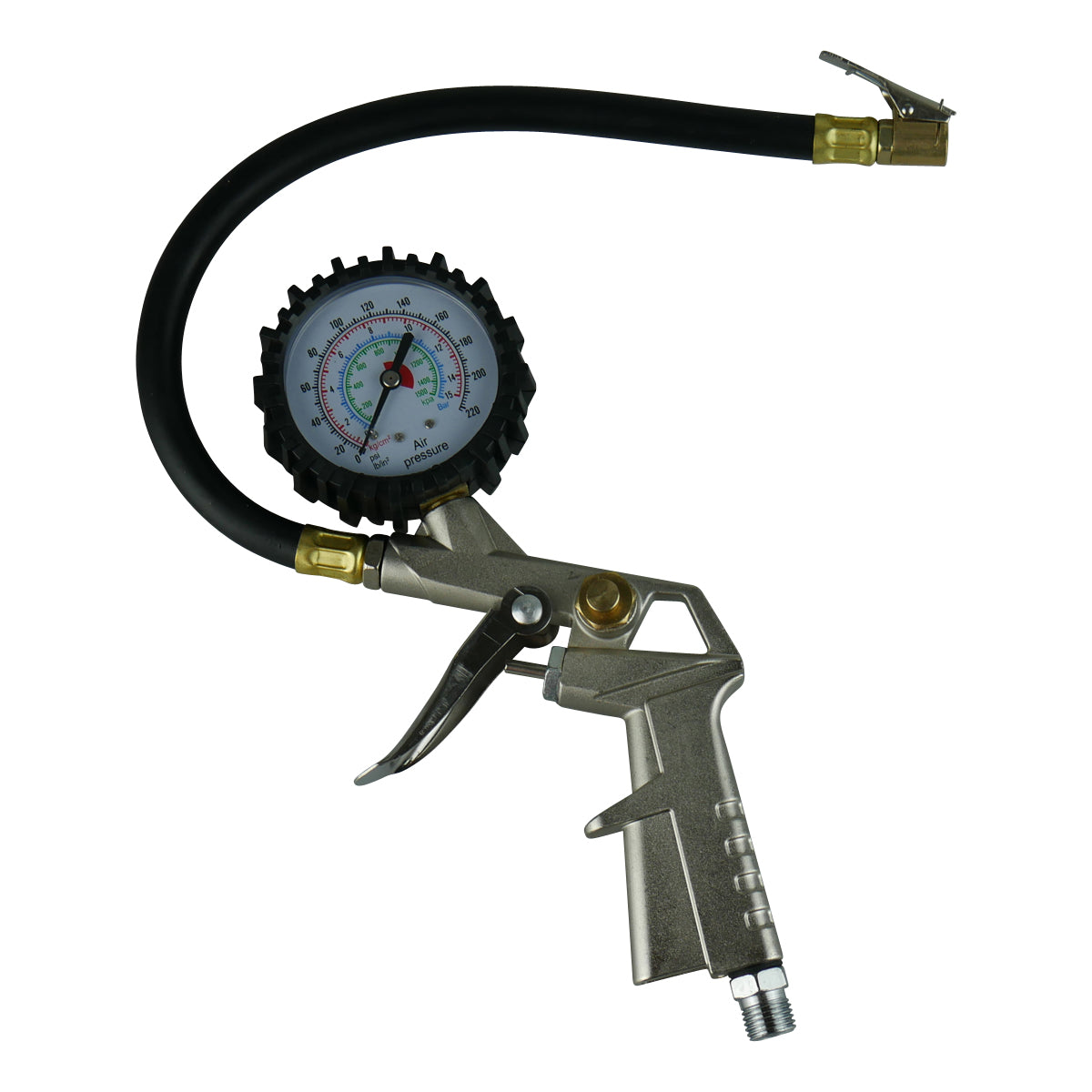 Tyre Inflator With Dial Gauge