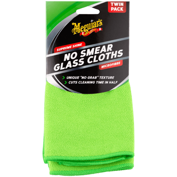 Meguiars No Smear Glass Cloth 2 Pack