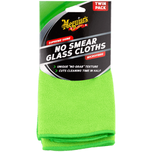 Meguiars No Smear Glass Cloth 2 Pack