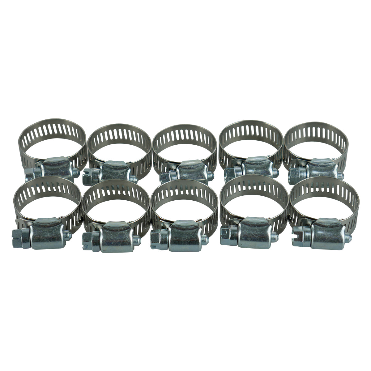 Amgauge Part Stainless Steel Hose Clamps (14-31mm) 9/165"-1.1/4" 10 Pack