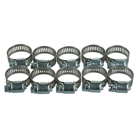 Amgauge Part Stainless Steel Hose Clamps (14-31mm) 9/165"-1.1/4" 10 Pack