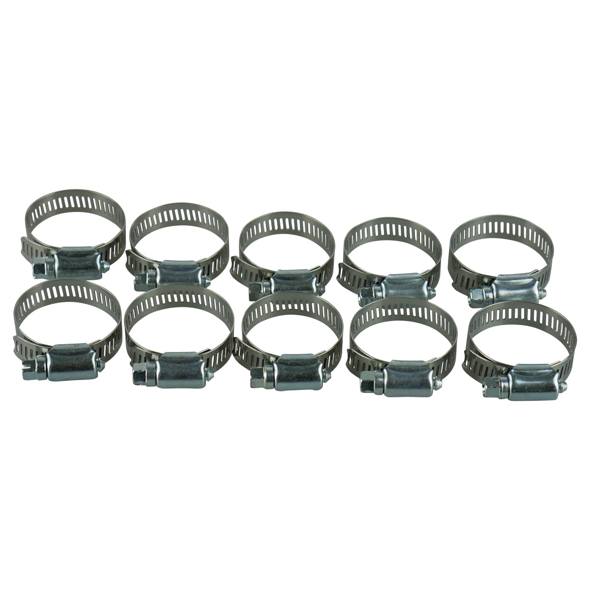 Amgauge Part Stainless Steel Hose Clamps (19-44mm) 3/1"-1.3/4" 10 Pack