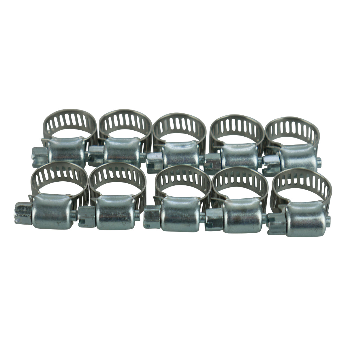 Amgauge Part Stainless Steel Hose Clamps (6-16mm) 1/4"-5/8" 10 Pack