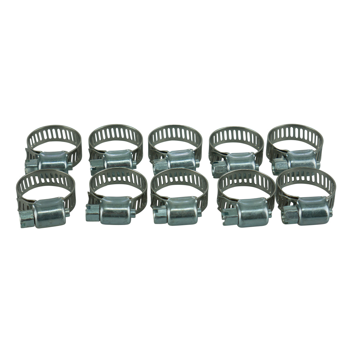 Amgauge Part Stainless Steel Hose Clamps (8-22mm) 5/16"-7/8" 10 Pack