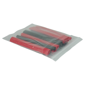 HeatShrink Tubing Assortment Red & Black Dual Wall 12 Piece