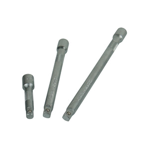 Socket Extension Bar Set 3/8" Drive 3 Piece 3", 6", 8"