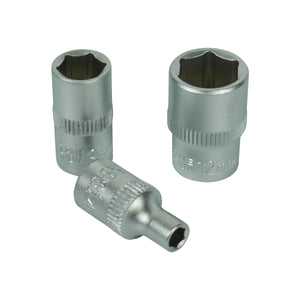 Quick Release Socket and Ratchet Set 1/4" Drive Metric 4-13mm