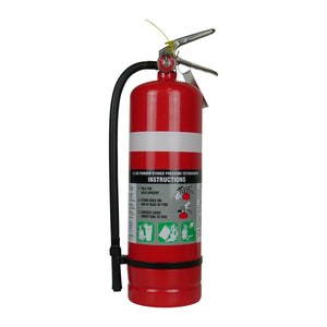 4.5KG ABE Powder Type Fire Extinguisher with HD Metal Wall Mount Bracket Strap