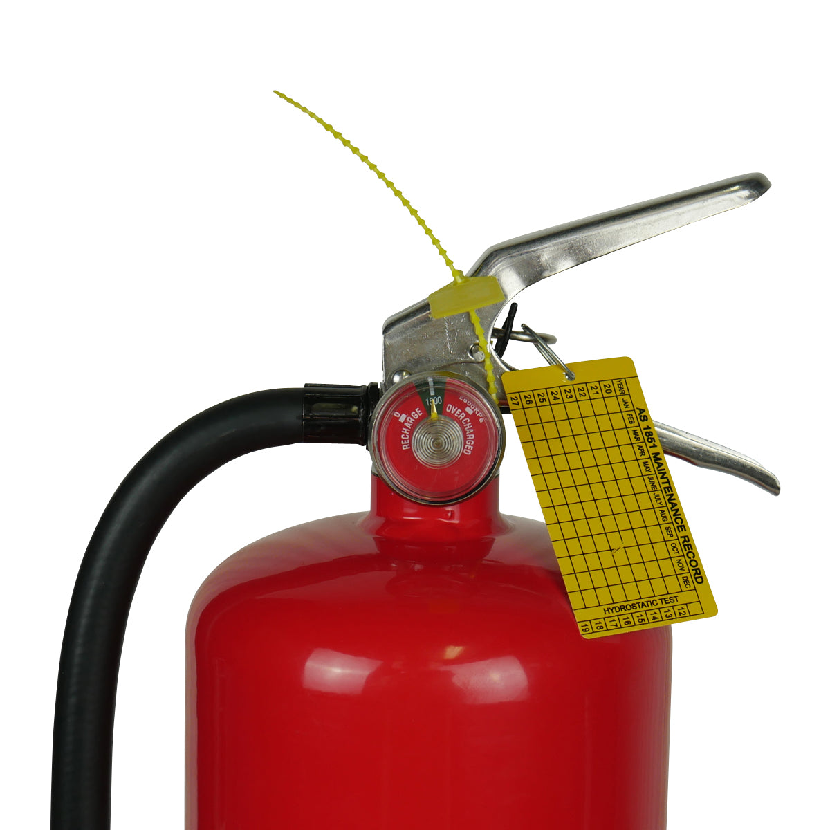 4.5KG ABE Powder Type Fire Extinguisher with HD Metal Wall Mount Bracket Strap