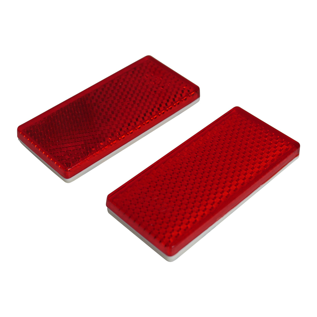 Red Reflector 2 Pack – 70mm x 30mm