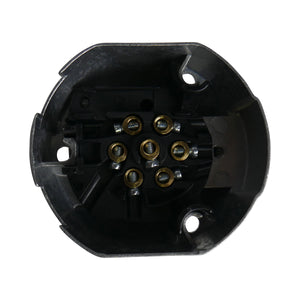 Trailer Connector Metal Round 7 Pin Socket